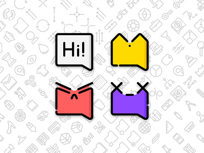 Icons <3 angry emotions happy hi icon iconfinder icons iconset lineart message