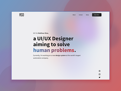 New Portfolio design portfolio sketch ui ux webdesign