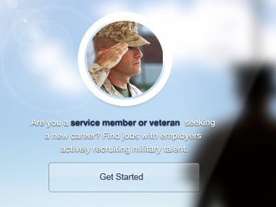 Hire Veteran military ui website
