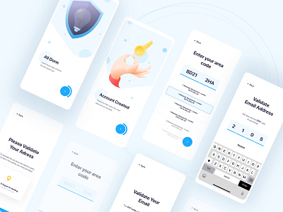 Circle - Registration Flow android app circle community ios mobile security ui ux
