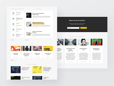 JazzPress concept media music redesign strategy ui ux website website banner