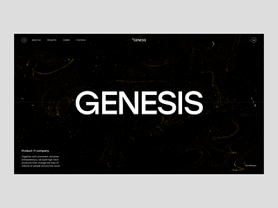 Genesis IT company animation web design