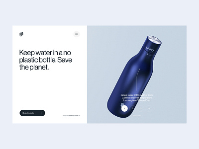 Water Bottle UNNU product design uxui design