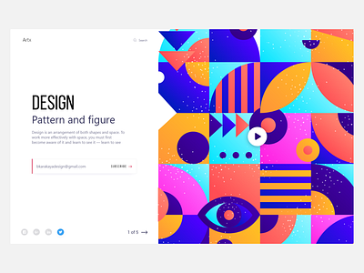 Design Pattern art clear color design flat illustration pattern product simple site ui ux web webdesign website