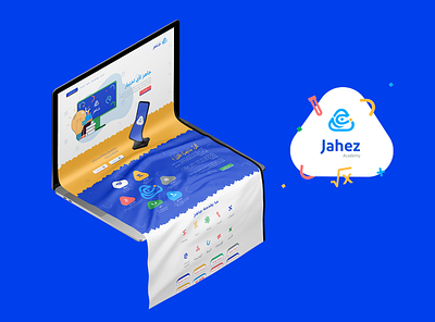 Jahez Academy UI/UX Design branding design graphic design ui web