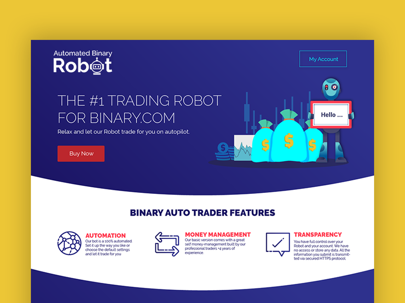 Automated Binary Robot by waly m.ali on Dribbble