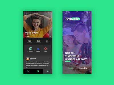 Travelr App-UI Kit app clean ios iphone mobile mobile design ui user interface ux web design