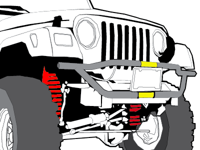 beep beep. illustrator jeep outline vector