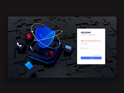 Login page