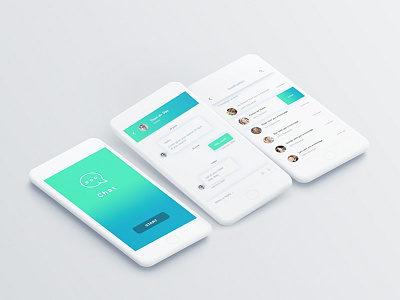 Daily UI challenge #001 — App screen clean design free gradients header menu mobile psd ui ux webapp