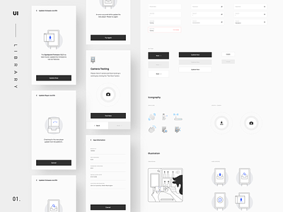 Sparkpoint UI Library 01 app clean components design design system minimal mobile app onboarding onboarding screen ui ui ux ui library