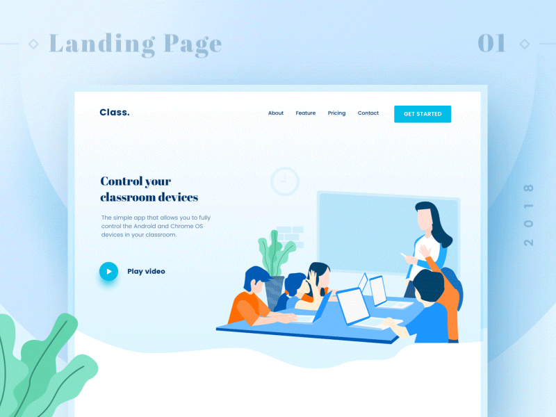 Education Landing Page