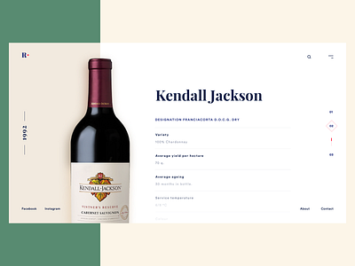 Wine Shop Website Details clean design header homepage landingpage minimal typography ui ui ux web website wine