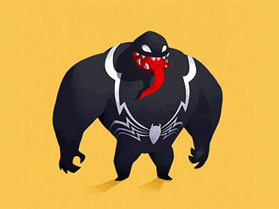 Venom animated character gif venom