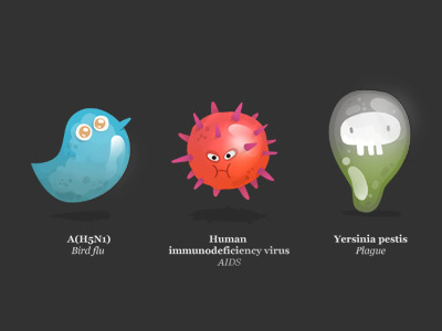 Cute Diseases #2 cute diseases illustration