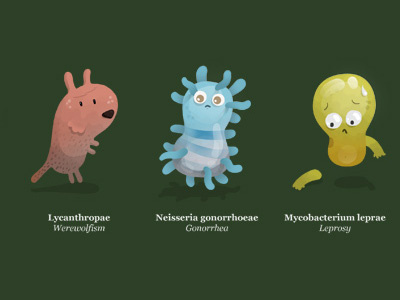 Cute Diseases #3 cute diseases illustration
