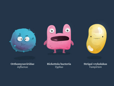 Cute Diseases #5 cute diseases illustration