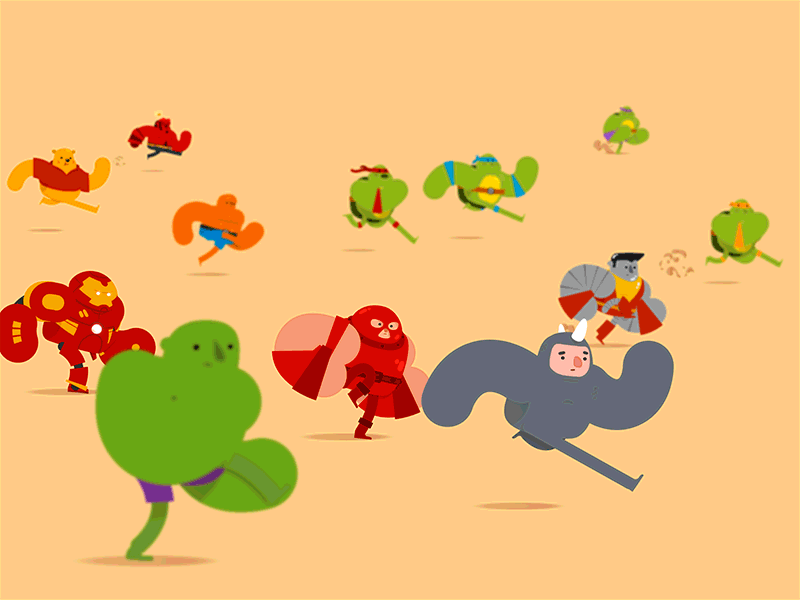 Heavy Hitters by Reuno on Dribbble