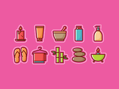 Beauty and Spa Icon Pack beauty icon icon pack icon set spa