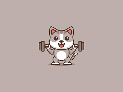 Fitness Cat by  on Dribbble
