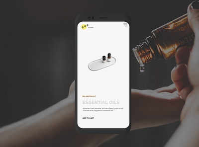 Skincare mobile UX app branding design ecommerce indie marketing mobile mobile ui prototype shop skincare ui ux web white yellow