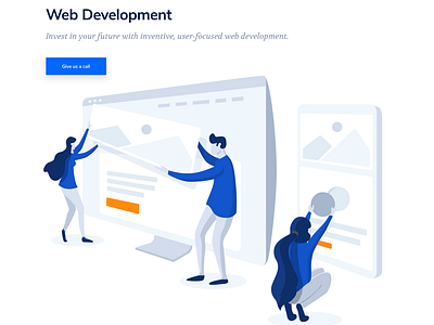 Web Development Illustration