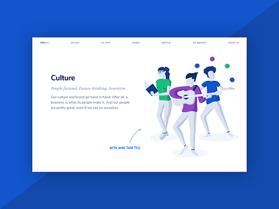 Culture Page Illustration agency culture business culture company culture corporate culture culture cultures illustration web design website design
