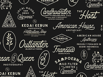 Horseman Font Duo brand cool hipster lettering logotype monoline typeface typography