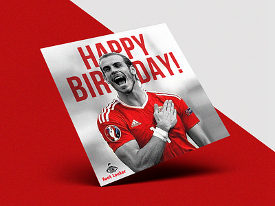 Happy Birthday Bale! concept design football graphic print