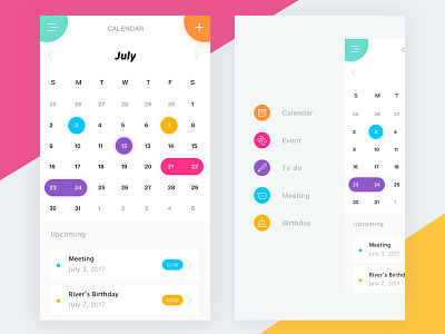 Calendar #DailyUI #005