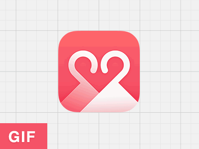[GIF]App Icon gif icon ios7 pink