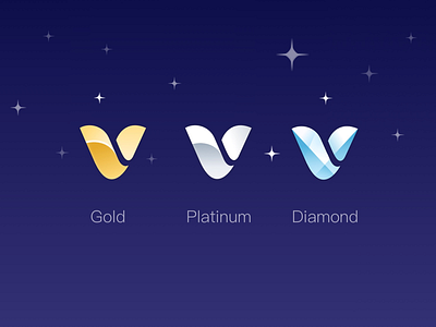 VIP icons for different membership levels icons，sketch，finance