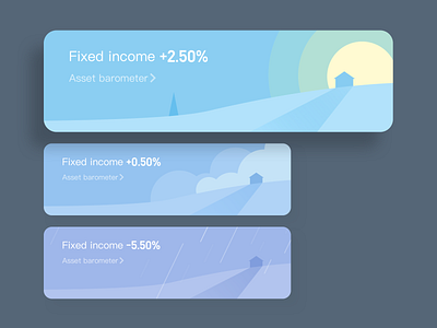 asset barometer finance illustration ui weather