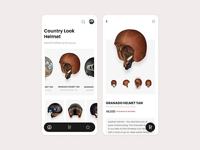 Shopping app design