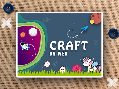 Craft on web craft paper ui web
