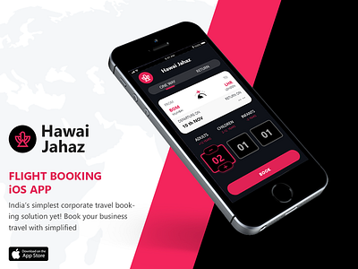 HawaiJahaz design filght booking travel ui elements ui mobile