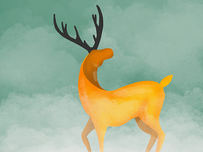 Deer - 1st Procreate Illustration