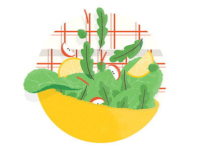 Healthy Picnic - Detail book food illustration picnic texture
