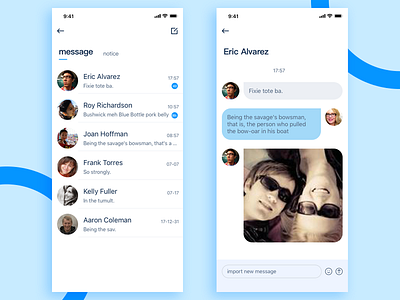 002-chat blue chat ui