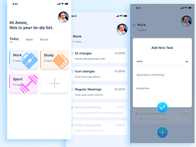 003-to do list by Seven.Z on Dribbble