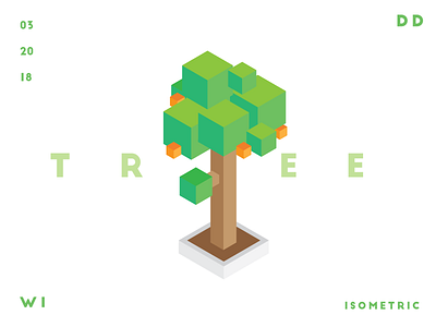 Tree | Daily Design | TGZ daily design isometric tgz tree