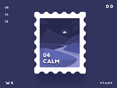 Calm | Stamp | Daily Design | TGZ calm daily design stamp tgz |