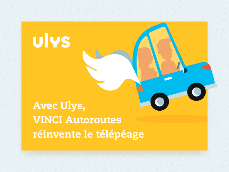 Ulys - Key visual animation car road ulys vinci vinci autoroutes