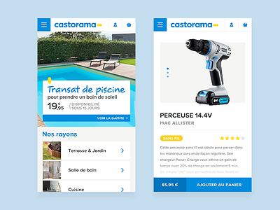 Castorama - Responsive app castorama mobil responsive web