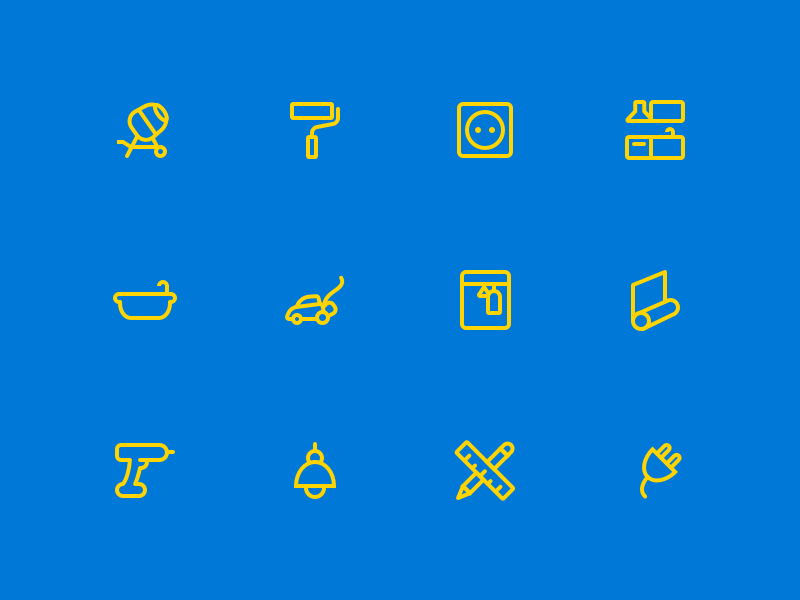 Castorama - Icons improvement home diy castorama icon