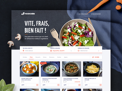 Foodcheri - Home delivery food ui uidesign web webdesign