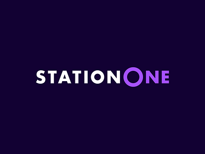 StationOne - Logo alstom logo logotype one station train