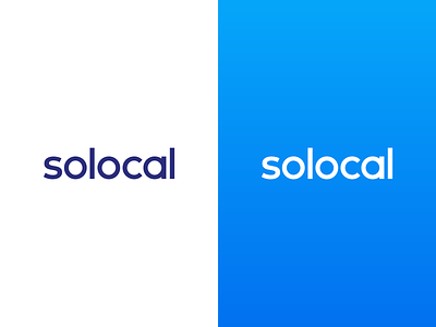 Solocal - Logo blue logo logotype solocal