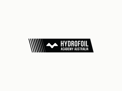 Hydrofoil Academy Australia branding design logo