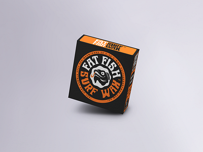 Fat Fish Surf Wax branding design graphic design illustration logo packaging vector